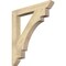 Ekena Millwork Merced Slat Rough Sawn Bracket, Douglas Fir, 4"W x 32"D x 36"H BKT04X32X36MRC06RDF - alternate 1